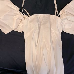 White off the shoulder blouse